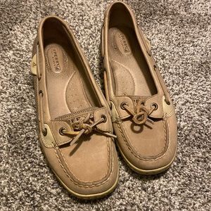 Sperry Top Sider tan loafers